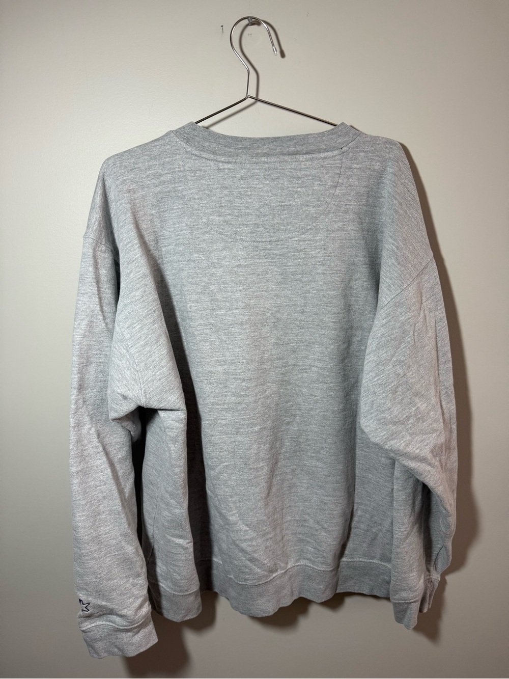 Vintage STARTER Michigan Wolverines Gray Crewneck Sweatshirt - Picture 4 of 6